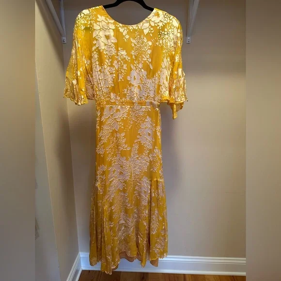 Warm NY Florence dress size small size 1 100% silk - Picture 3 of 7